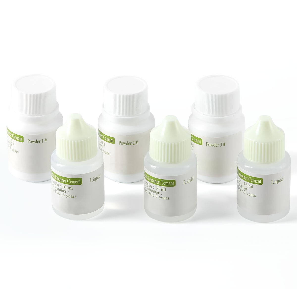 Dental Cement Glass Lonomer Radiopaque Luting & Lining Cement Liquid Powder US