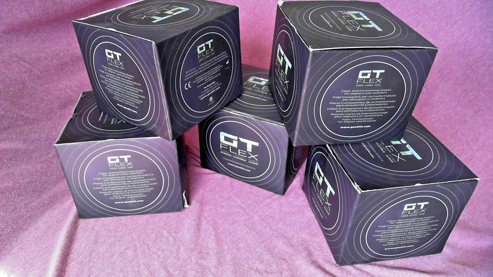 Bulk lot of GT FLEX dental thermal forming sheets by Good Fit