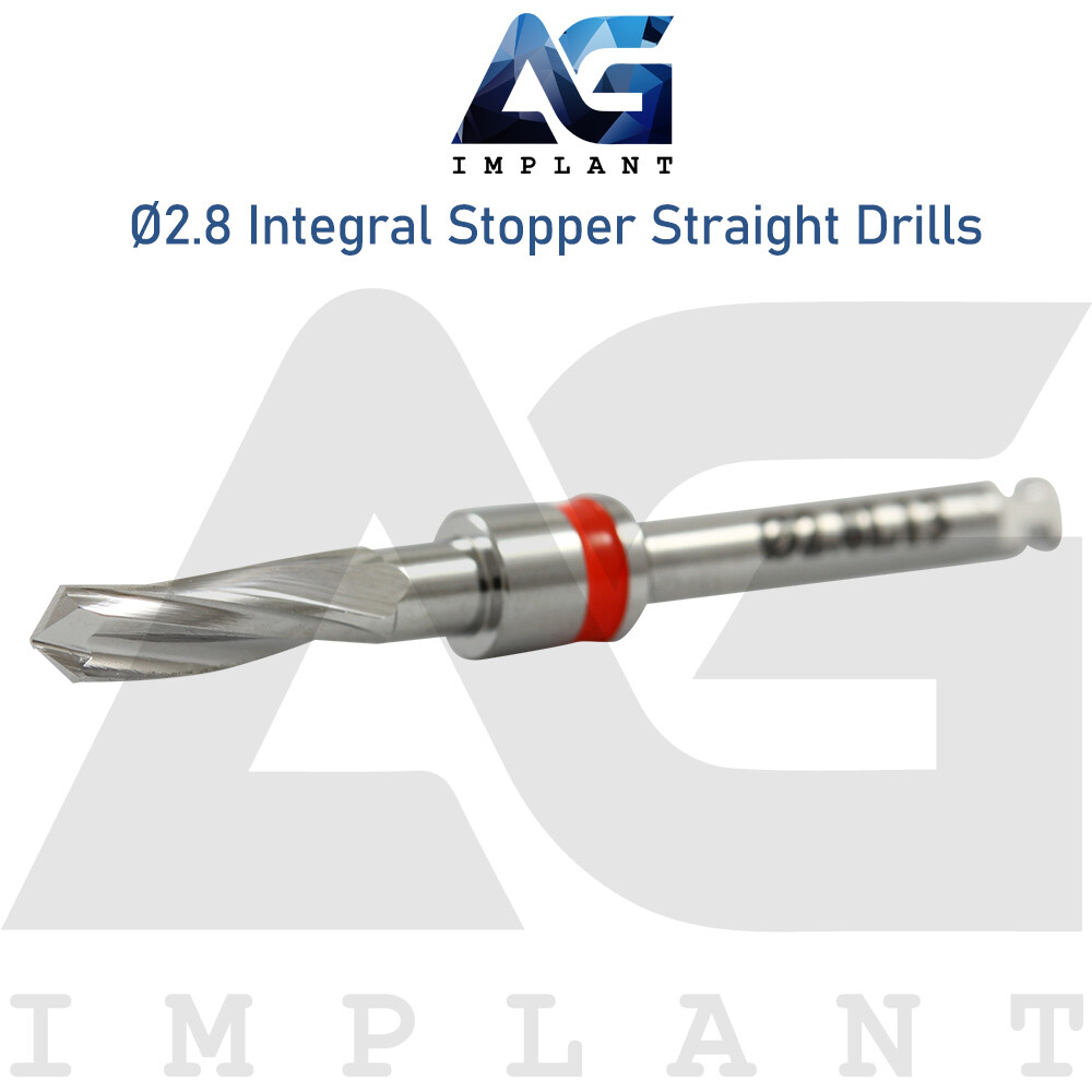 Ø2.8 Integral Stopper Straight Drill External Irrigation Dental Tool