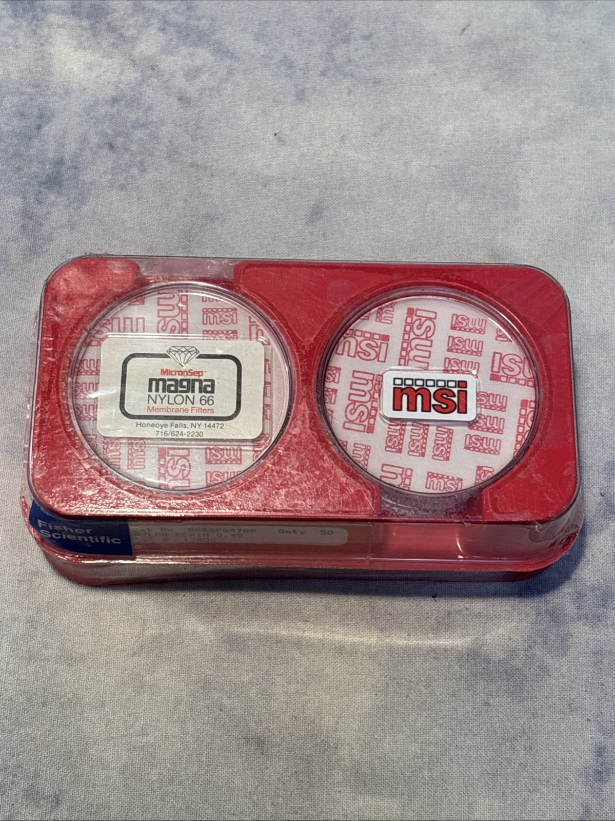 MSI Nylon Membrane Filters. Nylon Plain 0.45 Magna Nylon 66 – Quantity of 100