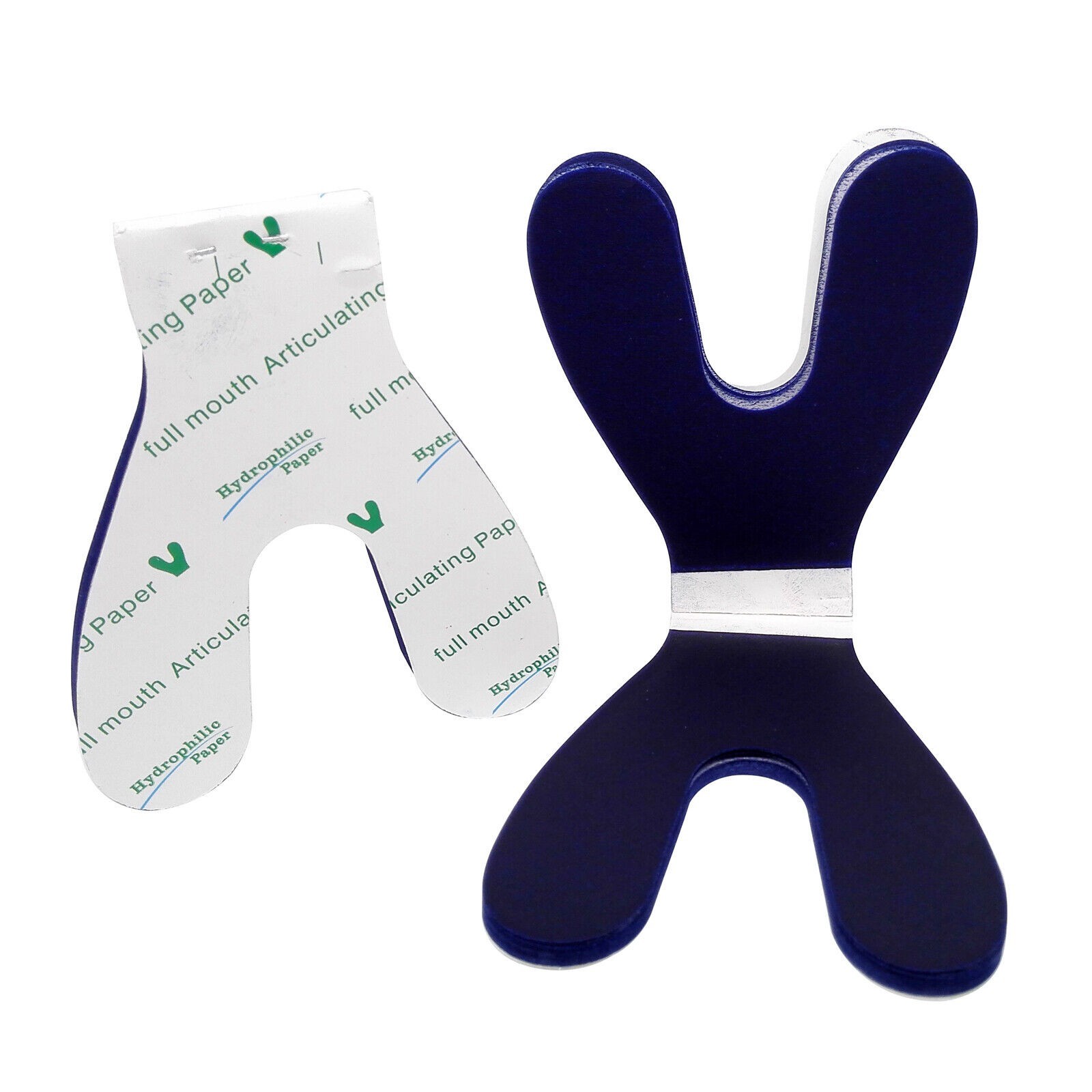 Dental Articulating Paper Double Sided Strips/Horseshoe Form Red/Blue Bite Paper