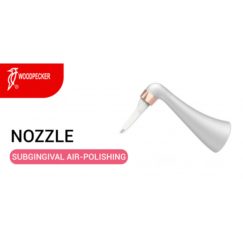 Woodpecker Dental 1pc Subgingival Handpiece for Air Polisher 10 Nozzle AP-2 PLUS