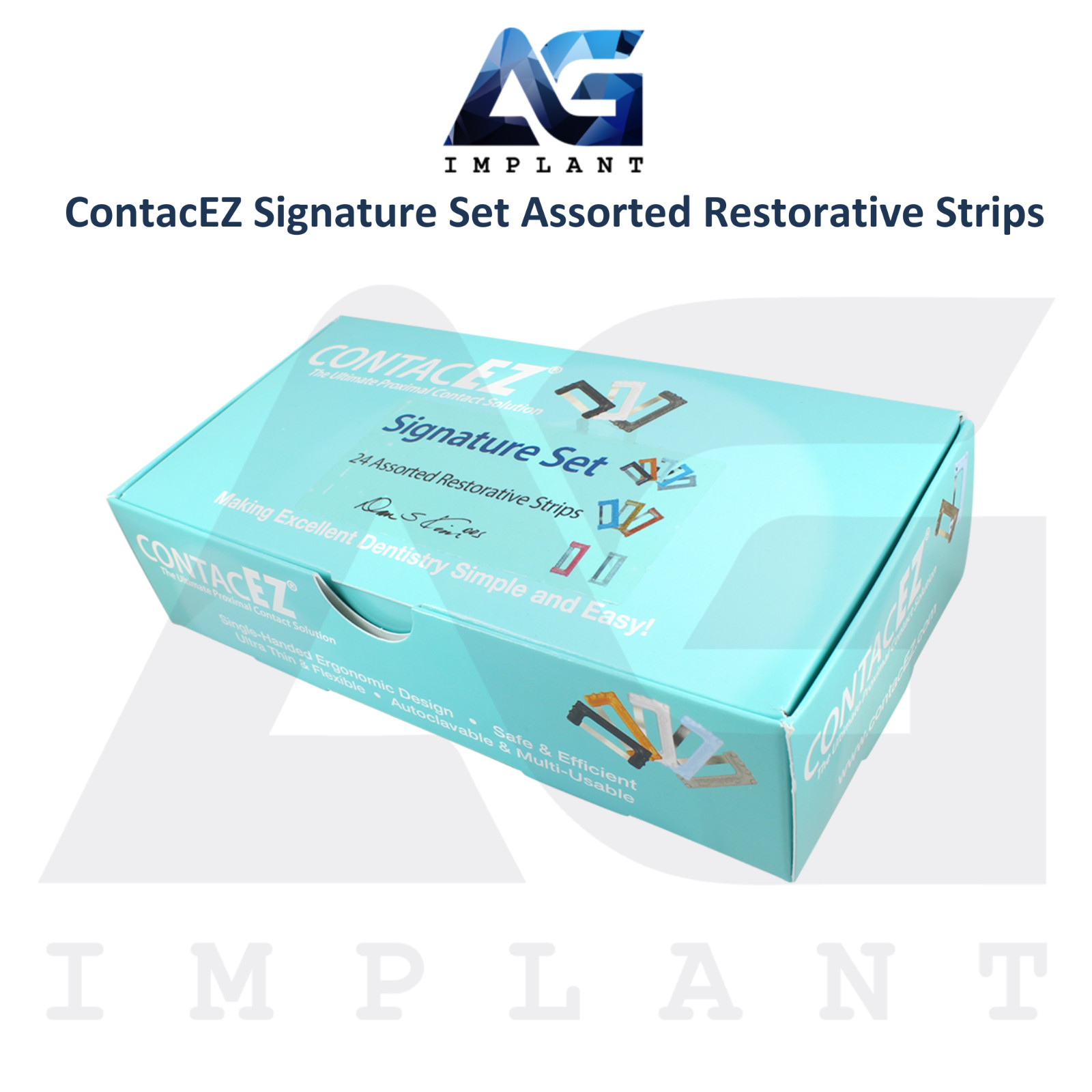 ContacEZ Signature Set Assorted Restorative Strips Precision Dental System 24pcs
