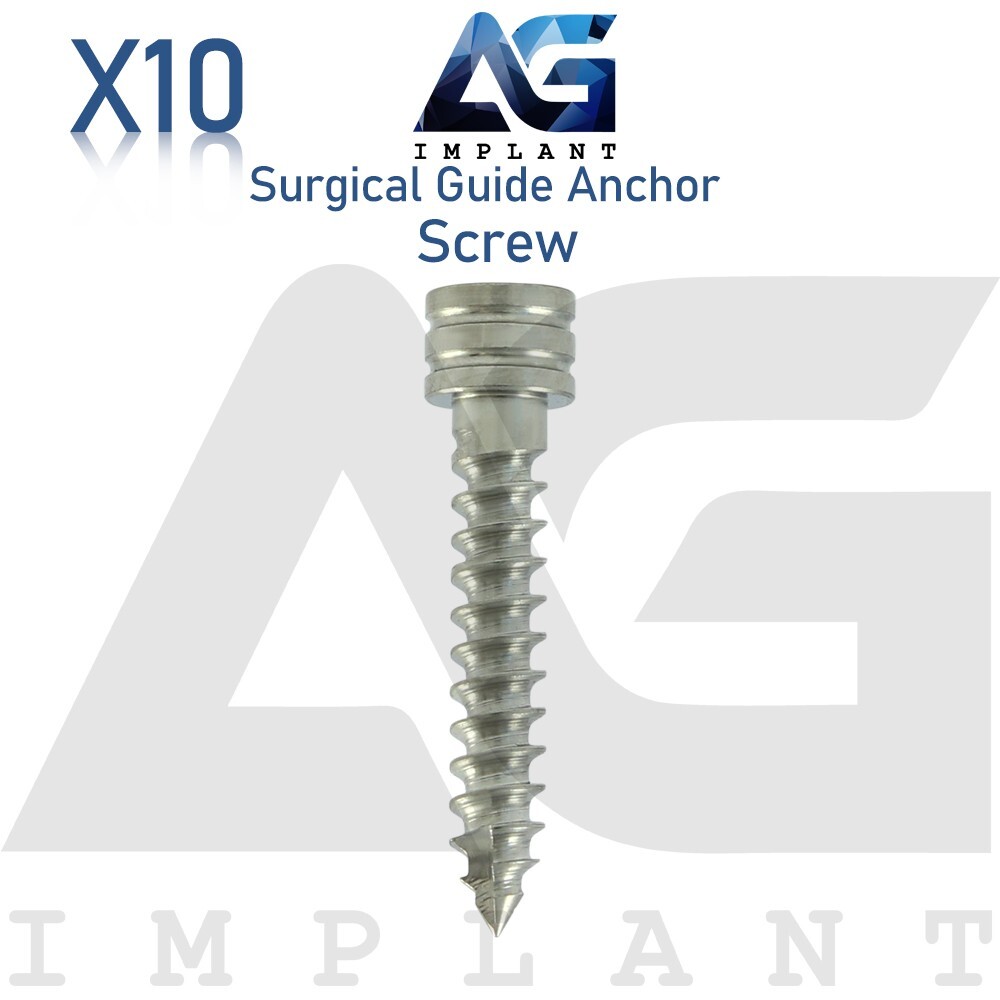 10 Anchor Fixation Screw For Sur gical Guide Titanium GBR System Screw
