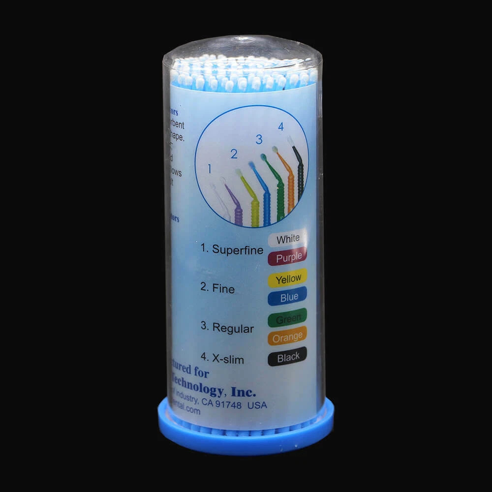 1Bottle Bendable Micro Brushes Disposable Fine Tip for Precise Dental Control