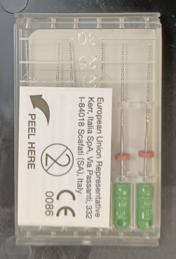 Kerr Dental Size 35 30mm Stainless Steel K-FLEX file 6-file per box