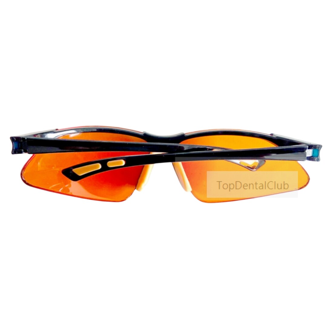 Dental Orange Goggles Block LED UV Blue Lights Curing Glasses Protect Eyes