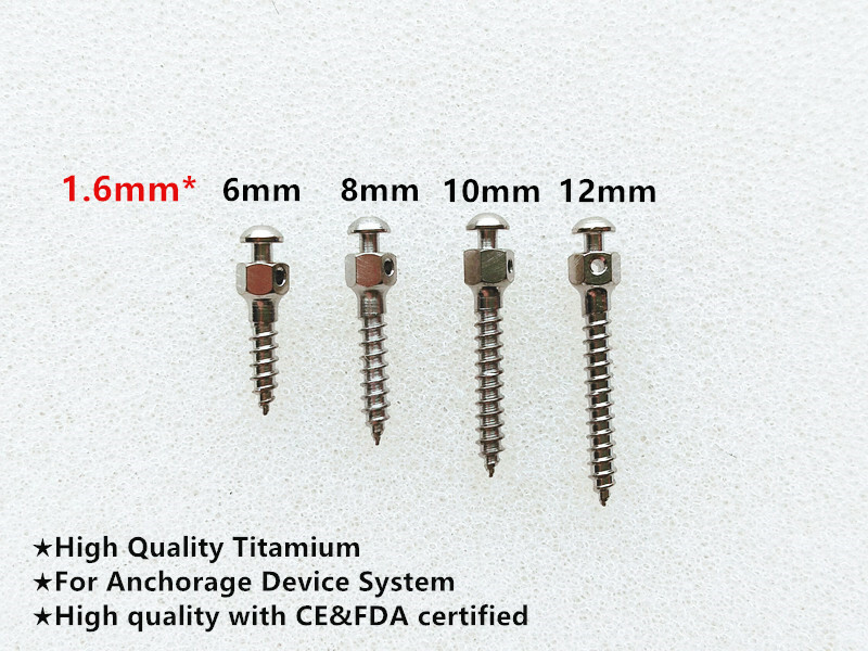 1Piece Dental Orthodontic Micro Implants Mini Micro Bone Screw Titanium Alloy