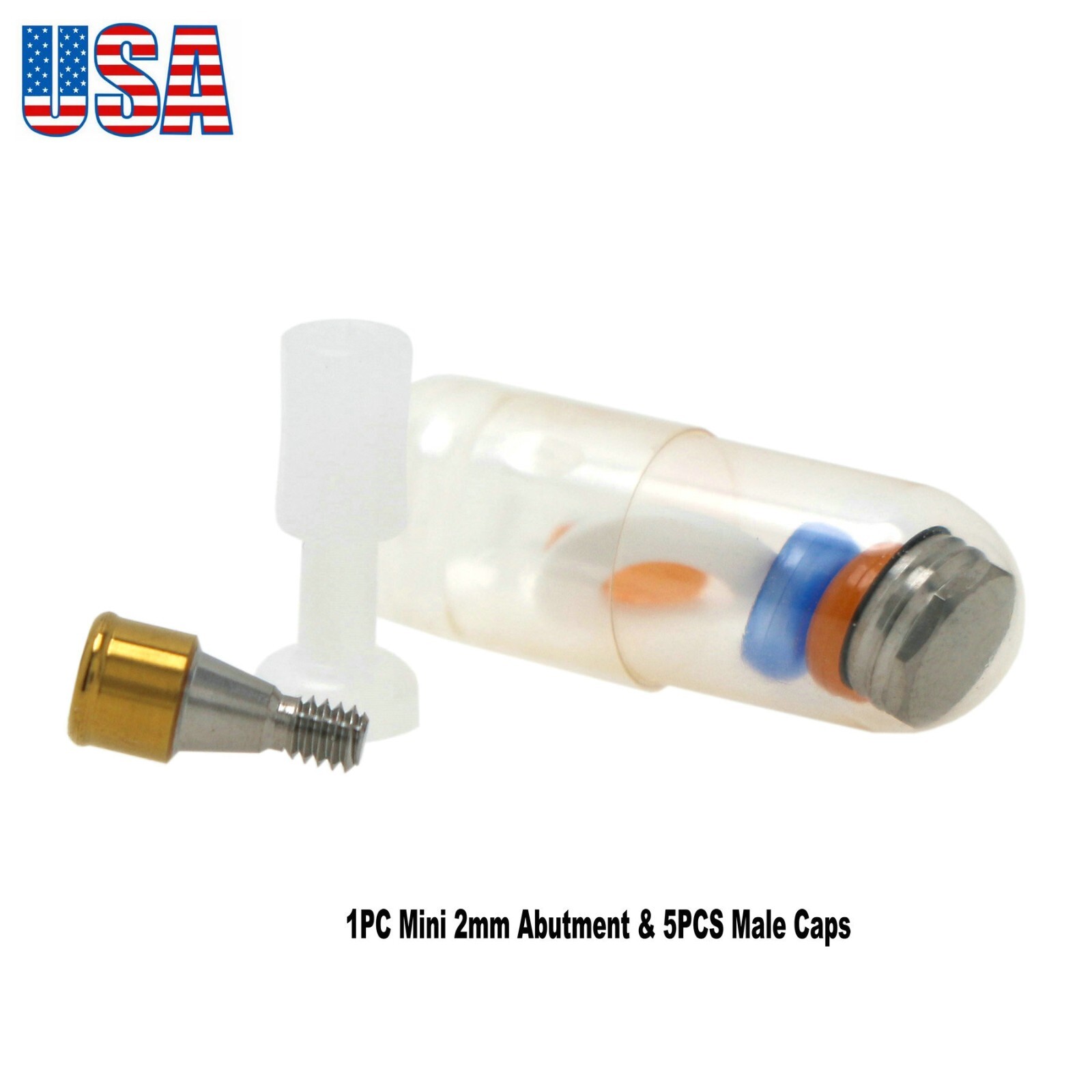 US Fits Osstem HIOSSEN ET Locator Overdenture Abutment Locator Male Cap Tool M/R