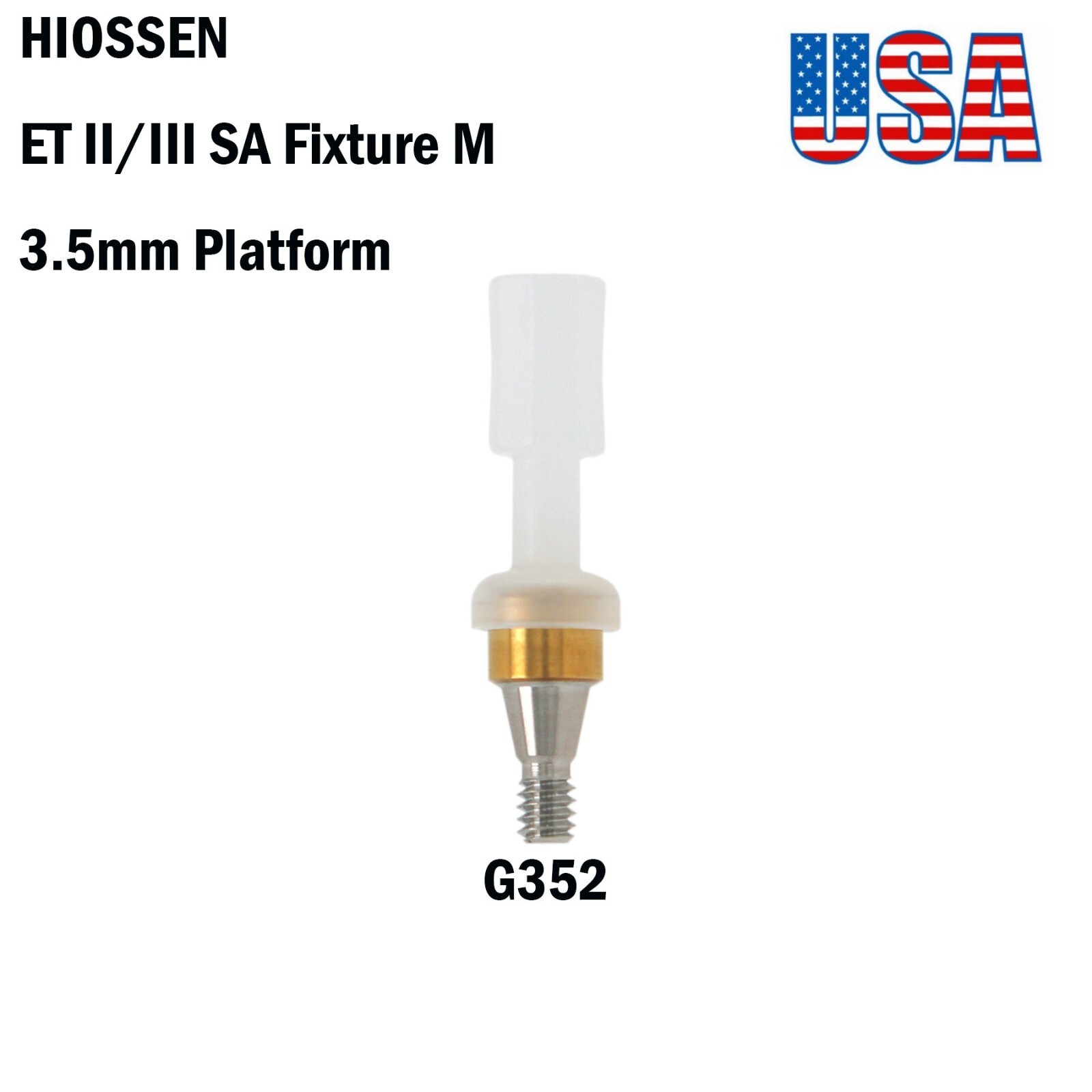 US Dental Locator Abutment Attachment Mini/R for HIOSSEN ET II/III SA Fixture