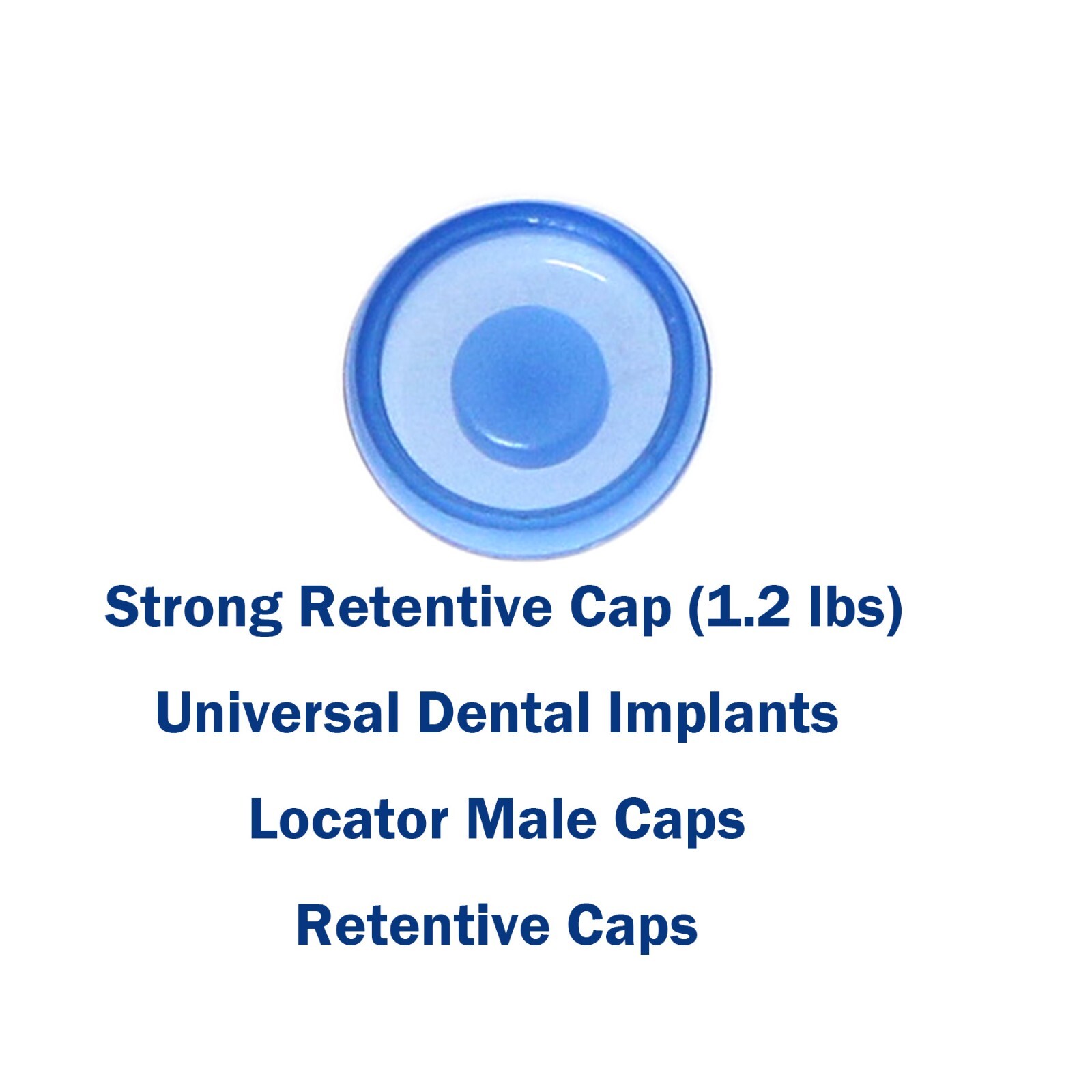 US Mis Adin Zimmer Screw-Vent 3.5 Locator Abutment Male Cap Inserts For 1-5mm GH