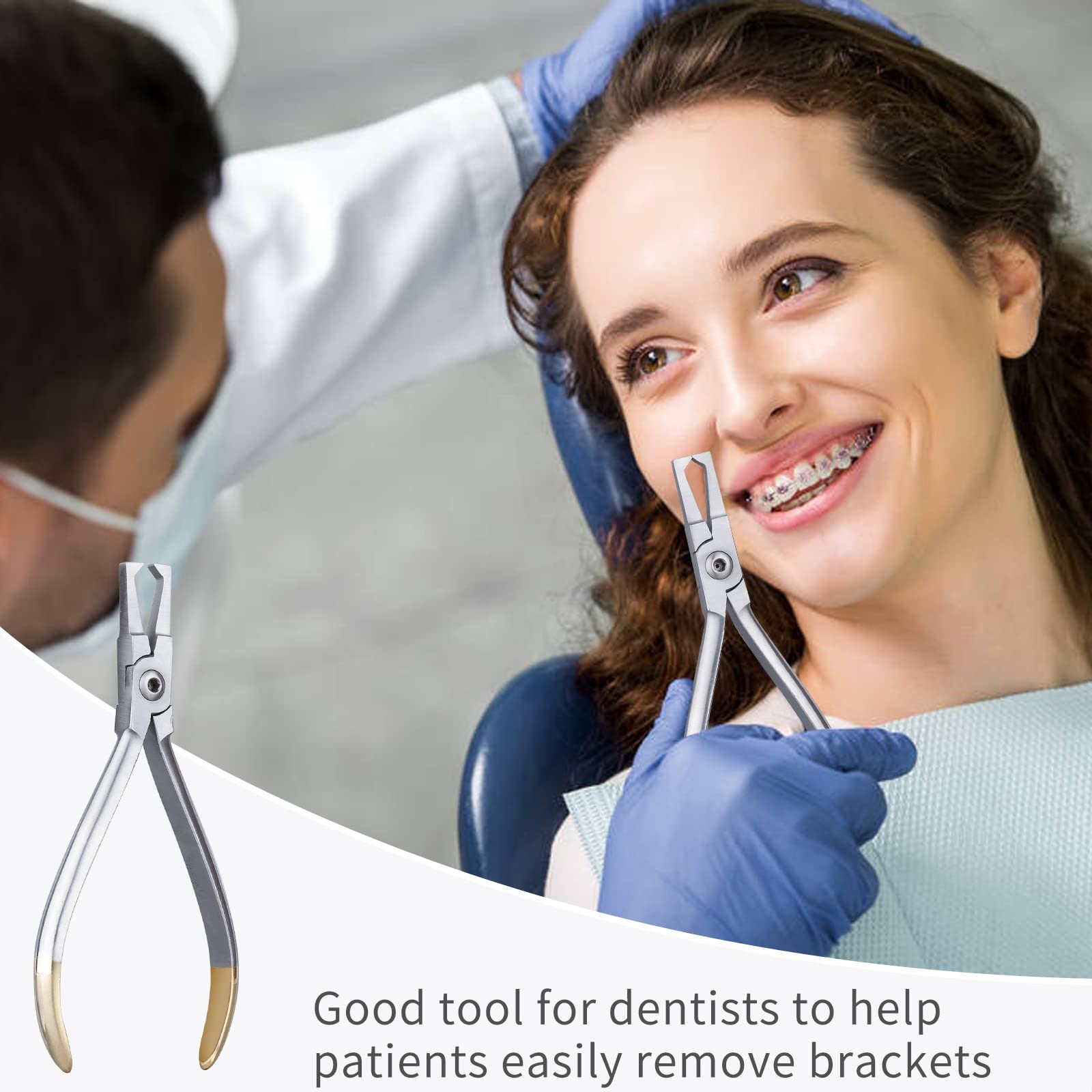 LVCHEN Dental Orthodontic Bracket Remover Pliers