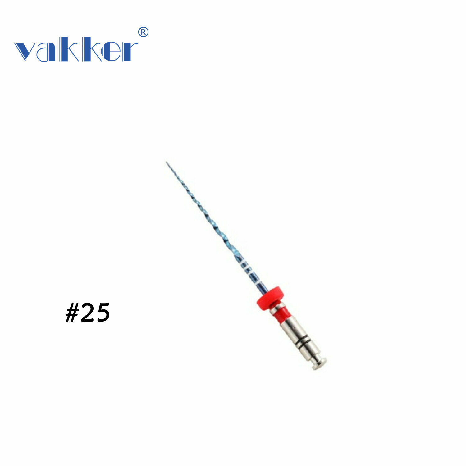 Dental V-Blue NiTi Rotary Endodontic Heat Activated File 25mm 0.06 #15-40