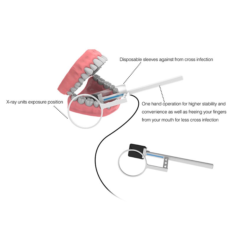Dental Sensor Radiovisiograph Digital Sensor Intraoral Imaging System HD Image