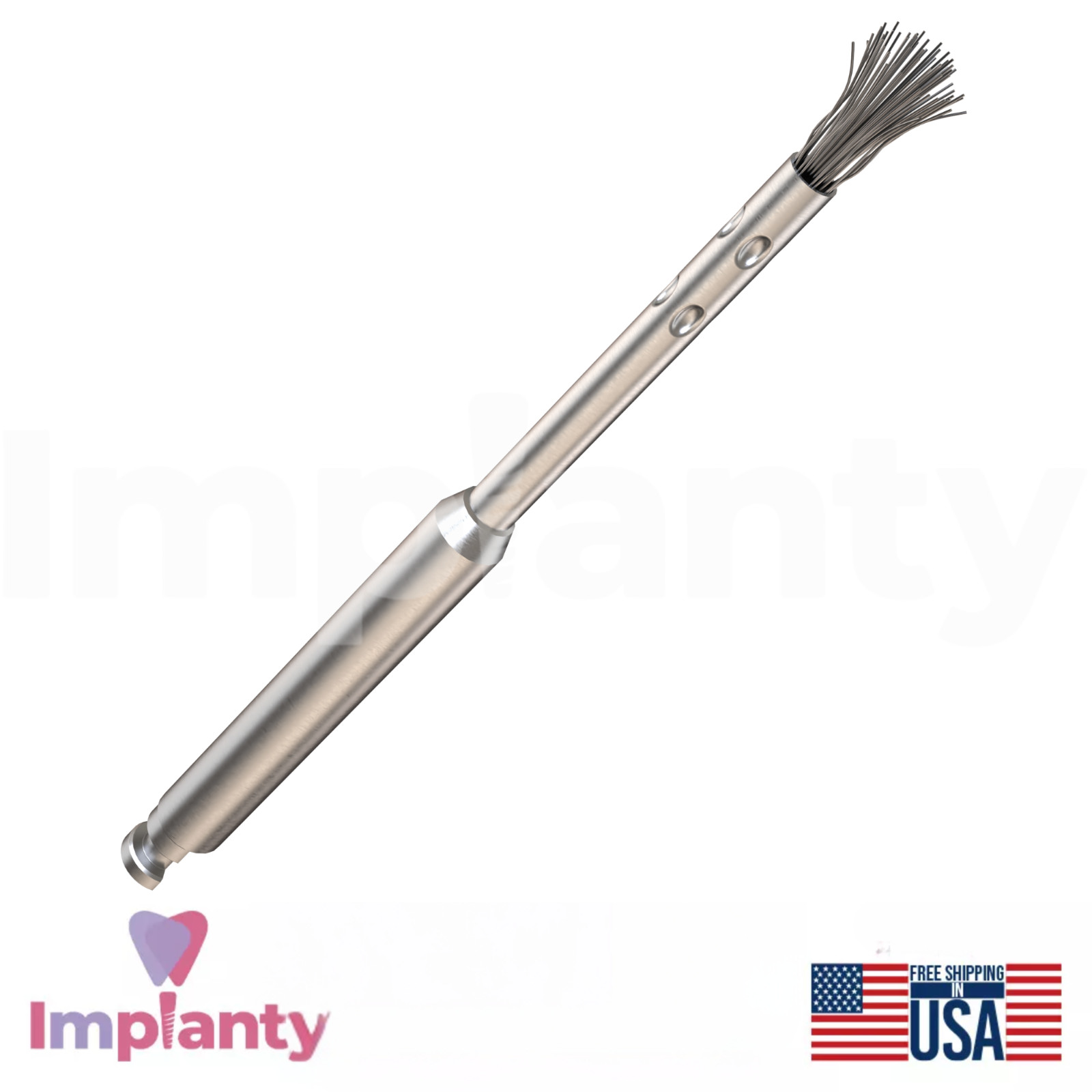 GDT Dental Fixture Surface Cleaning Brush With NiTi Bristles Dentistry Tool