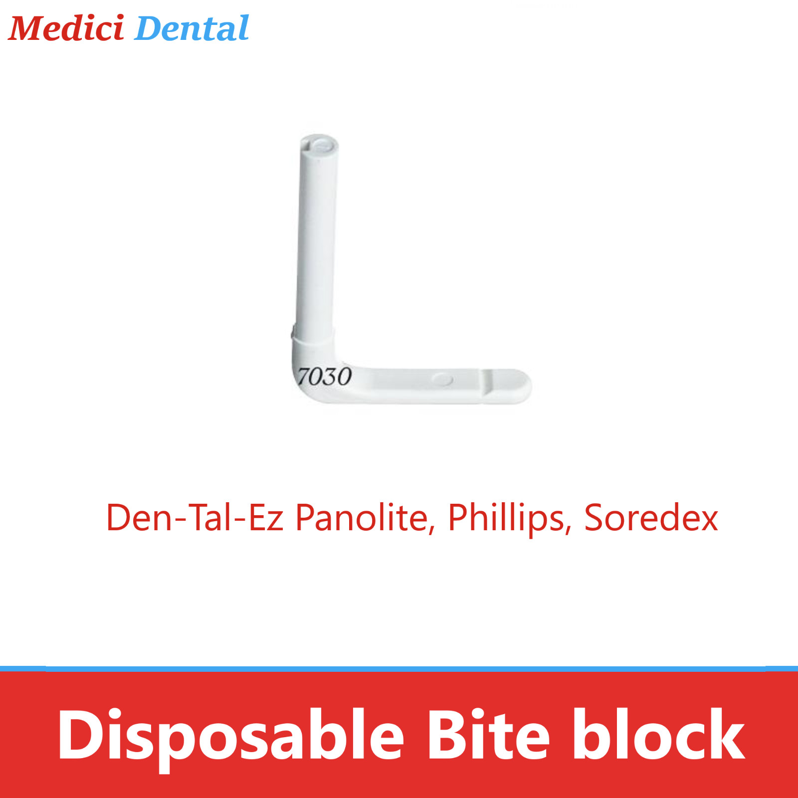 Dental X-Ray Machine Disposable Bite Blocks fits Instrumentarium, 100/Pkg, 7010