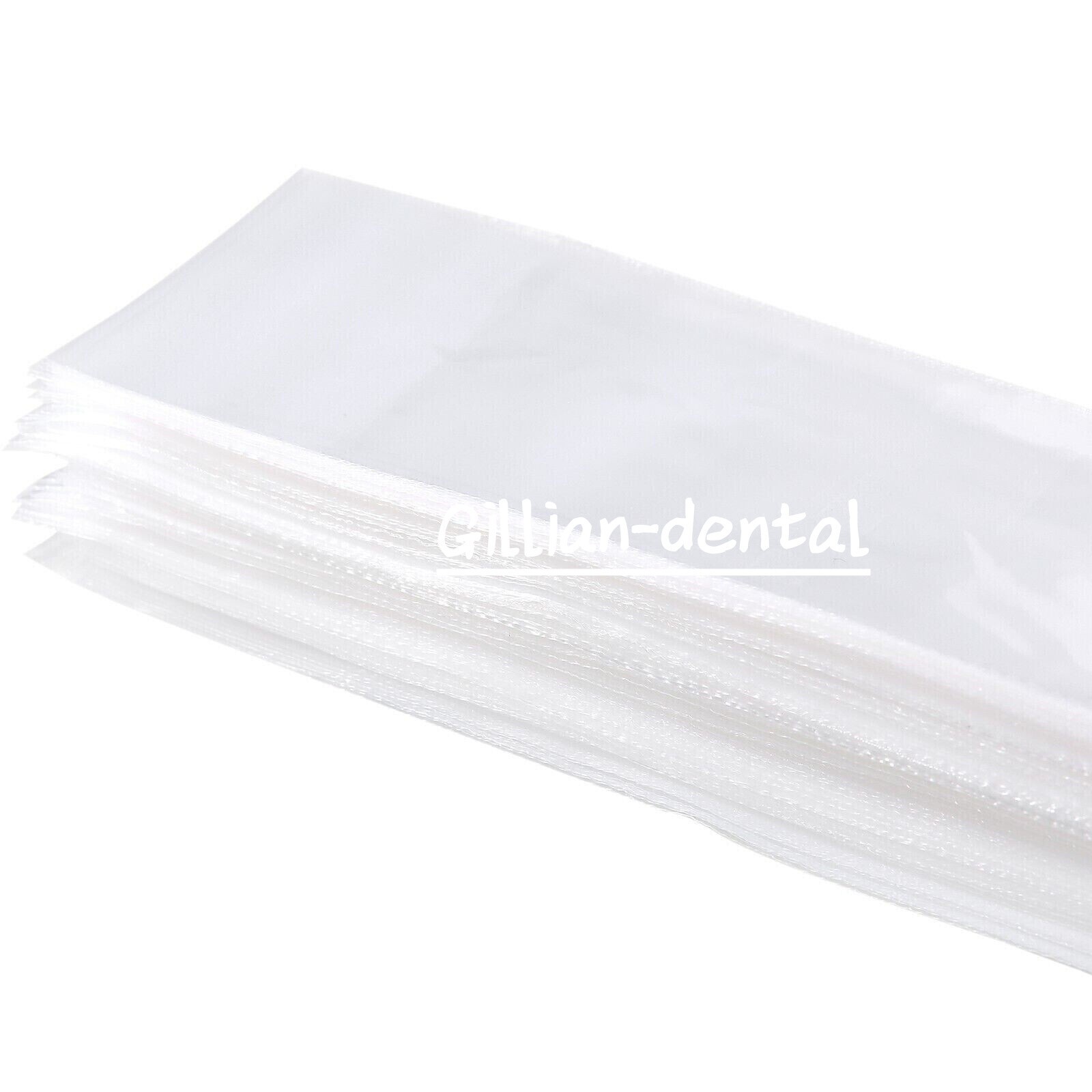Dental Poly Plastic X-Ray Sensor Barrier Protective Film Cover Sleeves 4.2x20cm