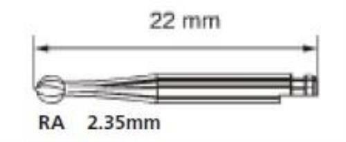 701 [a pack of 10 or 100] Taper Fissure – Cross Cut Operative & Surgical Carb