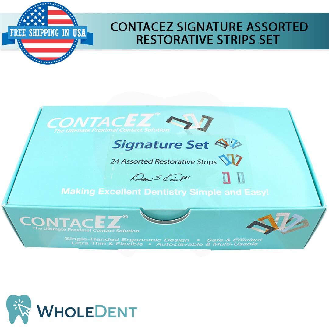 ContacEZ Signature Set Assorted Restorative 24 Strips Dental Crowns Veneers