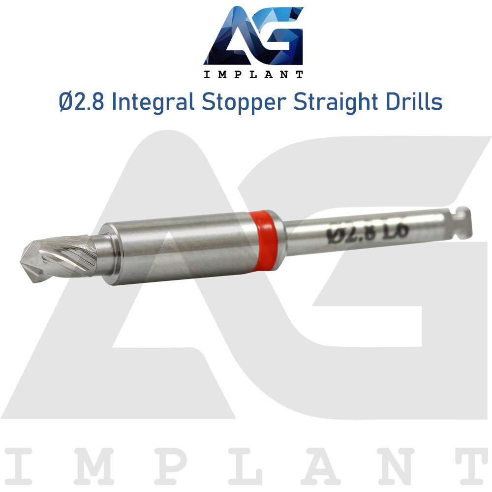 Ø2.8 Integral Stopper Straight Drill External Irrigation Dental Tool