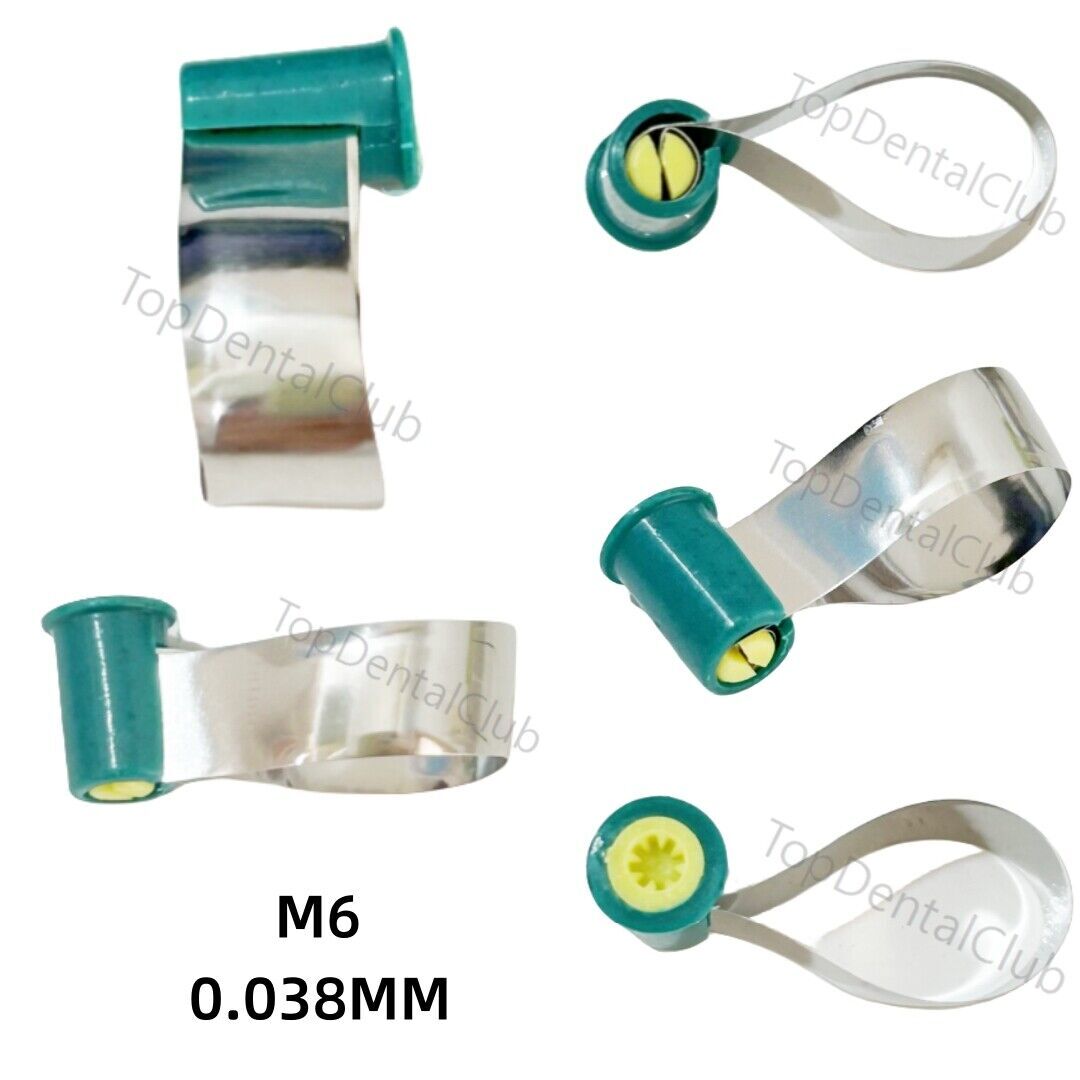 M6 Dental Reel Type Matrix Bands Contoured Matrices Anatomically Shaped Soft