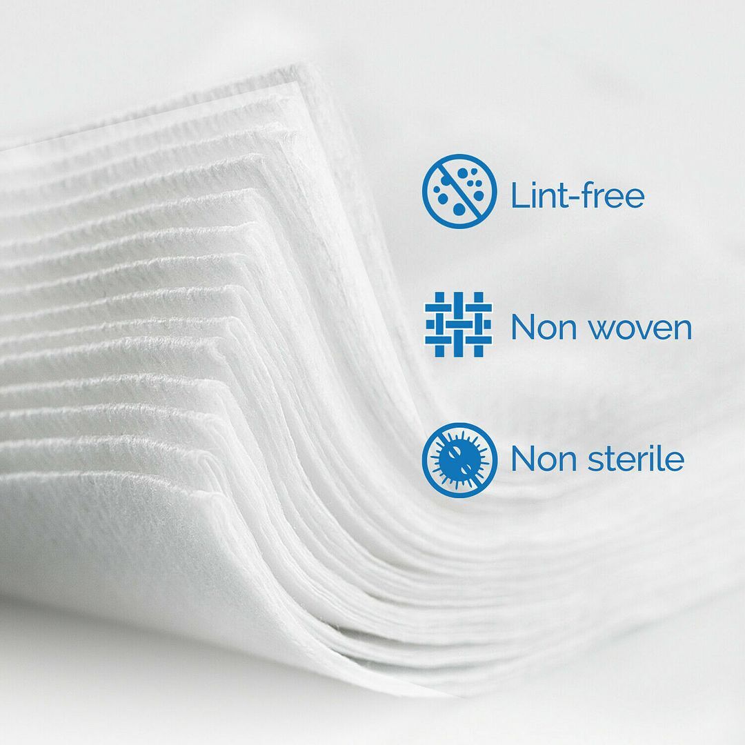 UP TO 5000 JMU Dental Disposable Non-Woven Sponge 4-Ply Gauze Pads Non-Sterile