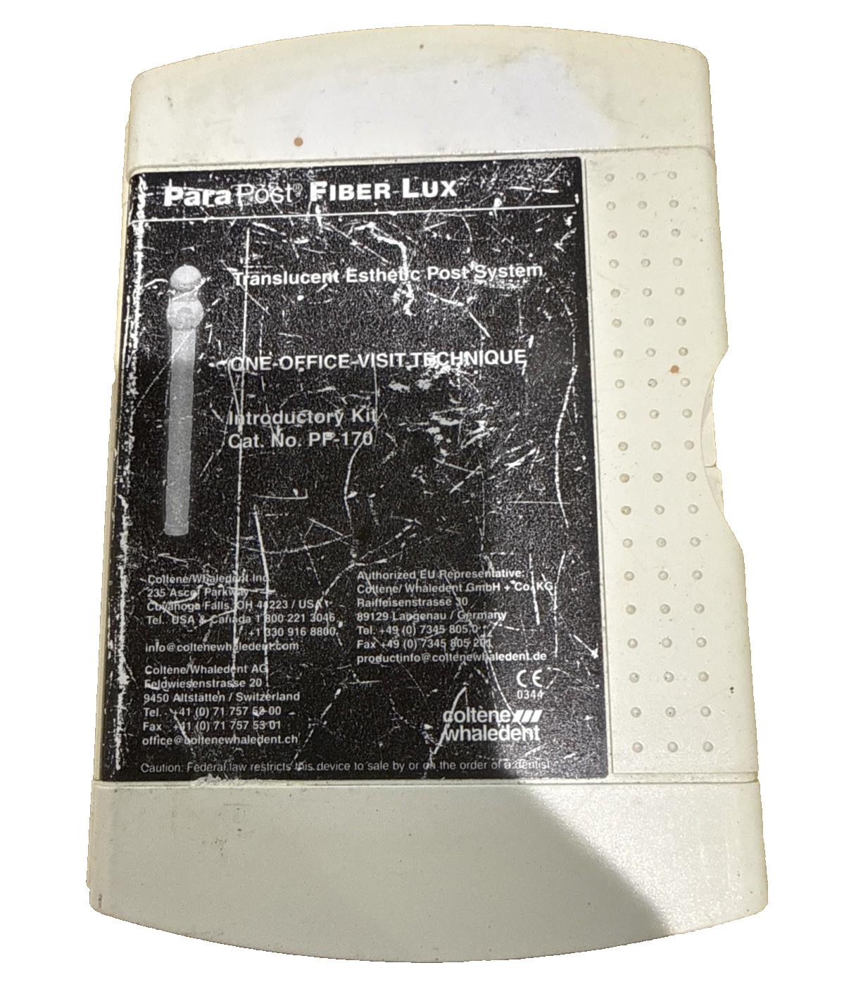 (3) Coltene Whaledent PF170 ParaPost Fiber Lux Tanslucent Fiber System Kits
