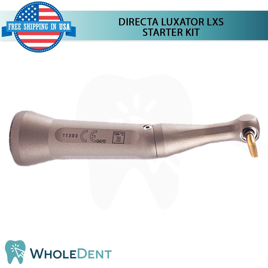 1X Directa Luxator LX Starter Kit Dental E Type Handpiece Periotome Tips Extract