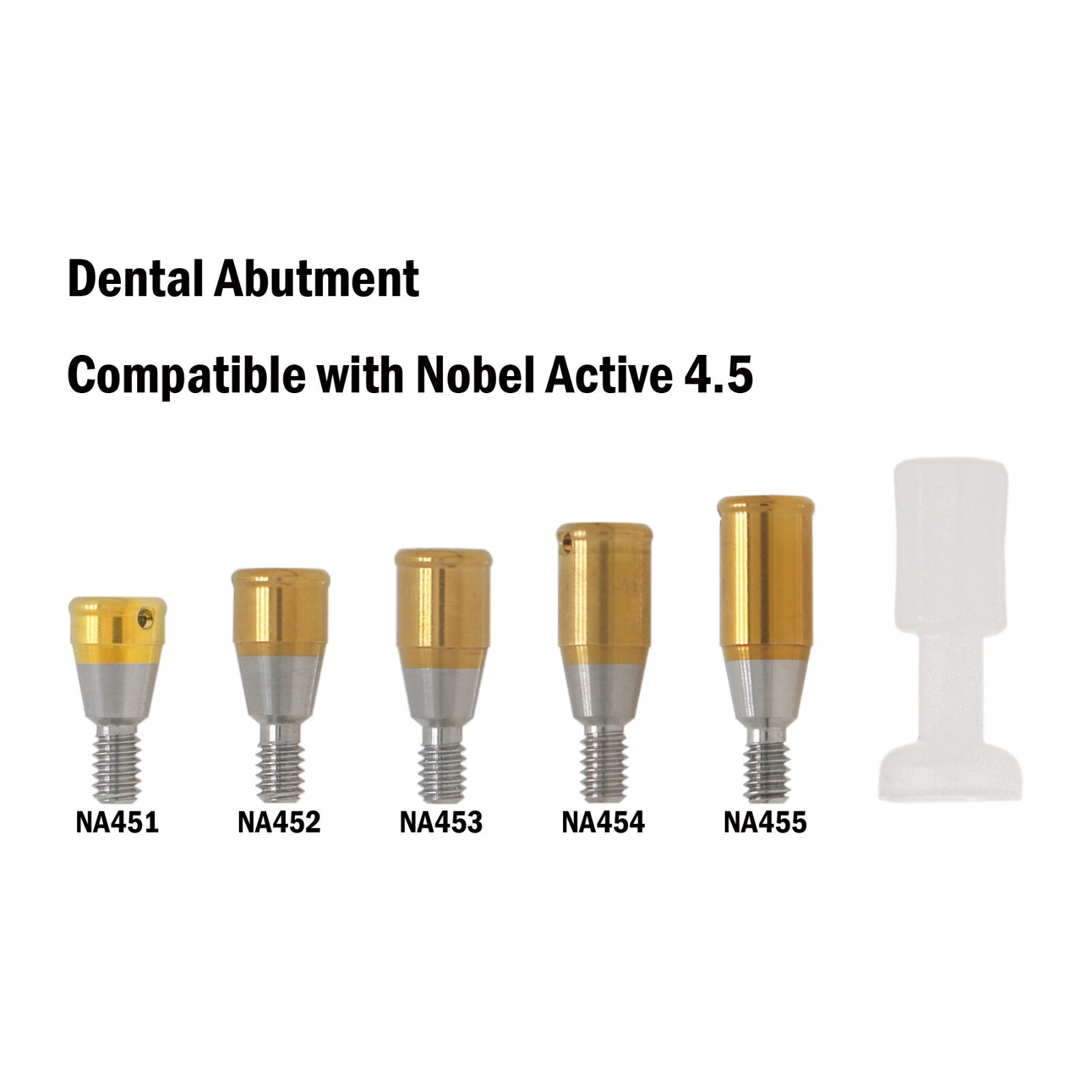 Hiossen/Nobel/Bego/Zimmer TSV/MIS Implants Tapered Locator Attachment Abutment