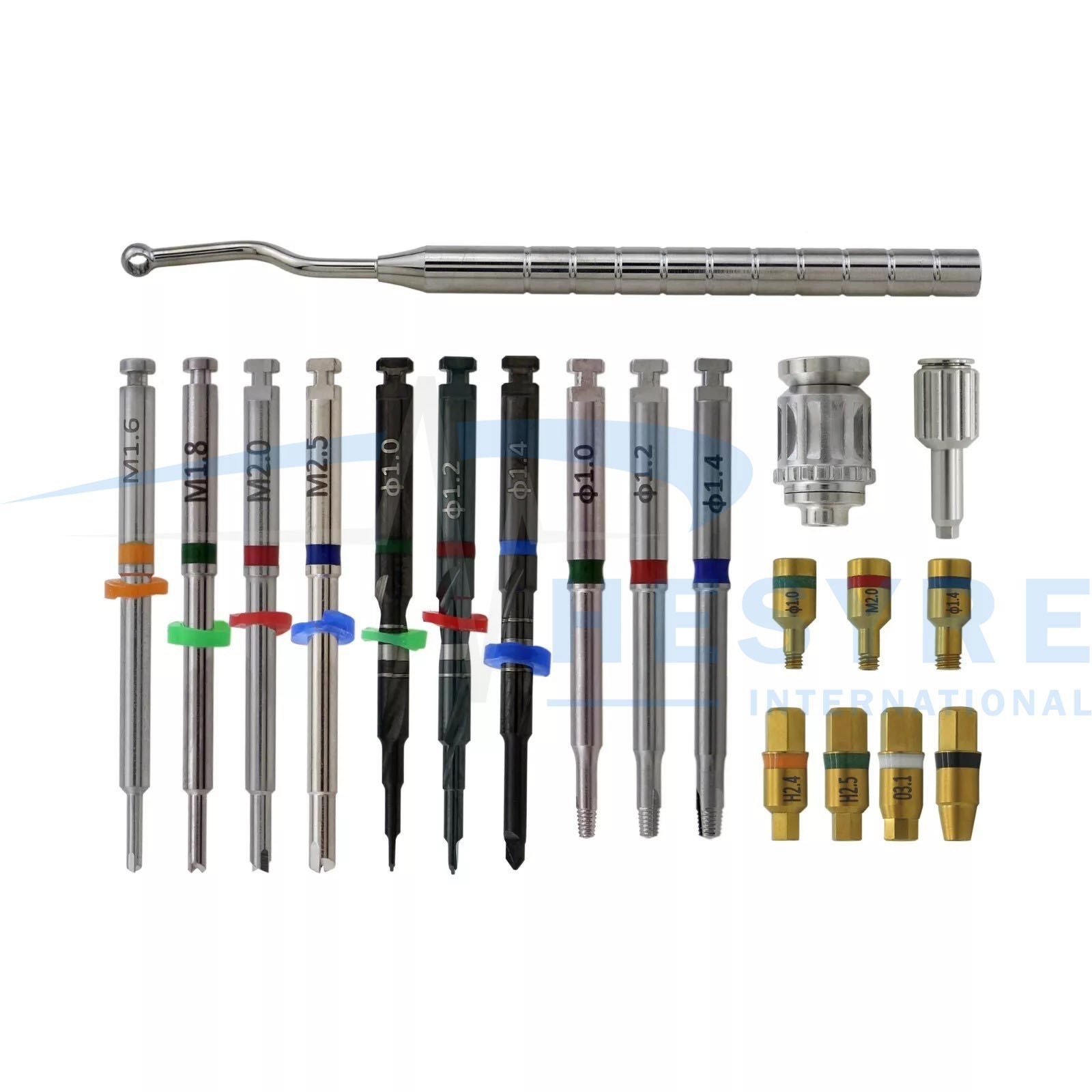 Universal Dental Broken Screw Removal Kit Reverse Drill Screwdrivers
