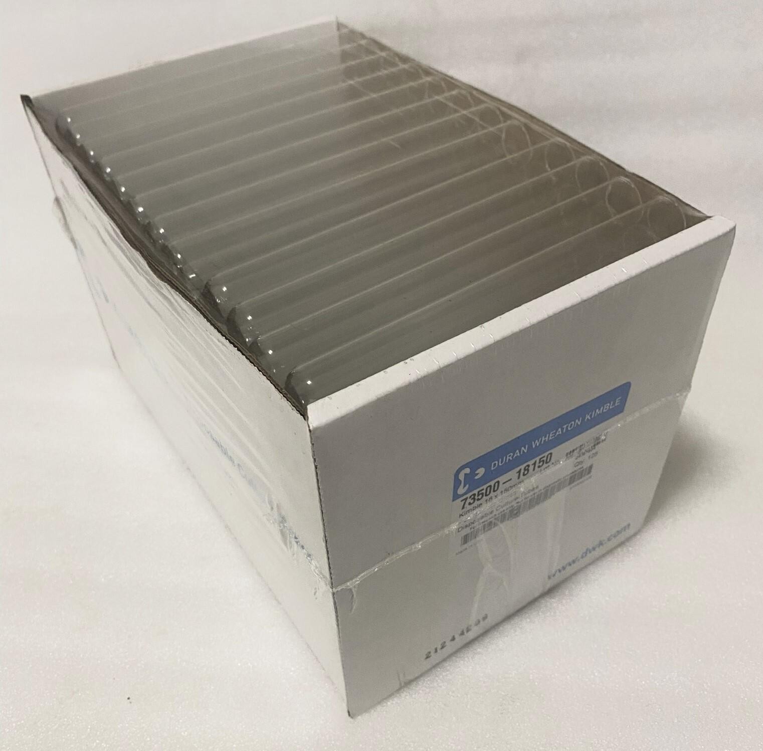 DURAN WHEATON KIMBLE 73500-18150 PLAIN DISPOSABLE BOROSILICATE GLASS TUBE 28.5MM