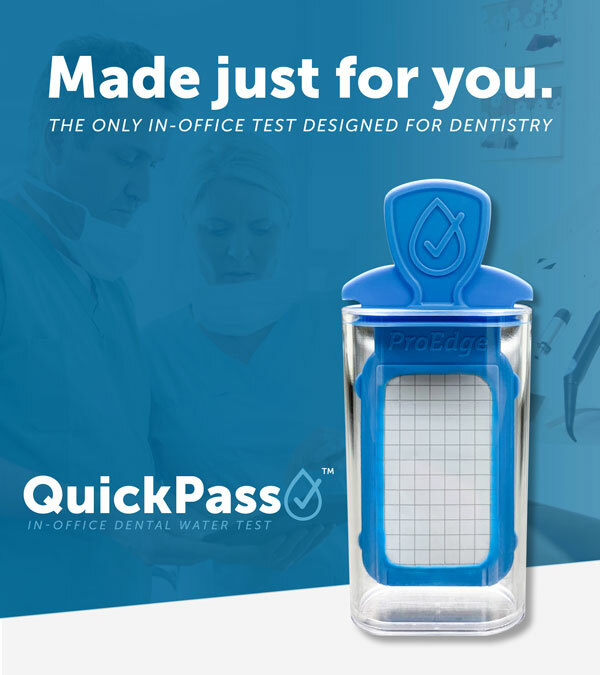 QuickPass In-Office Dental Water Test 4 Pack by ProEdge