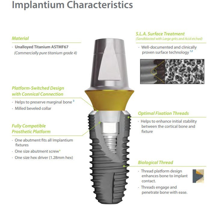 US Titanium Straight Abutment Fit Hiossen ET Osstem TS Mini/Regular Restoration