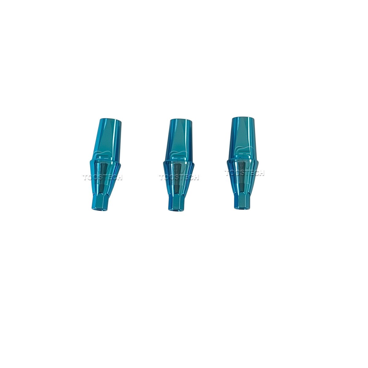 10pcs Titanium straight abutment fits Megagen Blue diamond NC D4.0 GH1/2/3/4mm