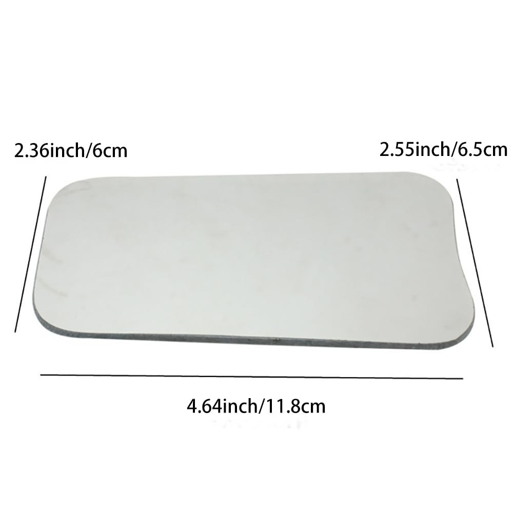 NaYiissi 2 Sided Dental Photography Mirror, Intraoral Rhodium Plated Silver