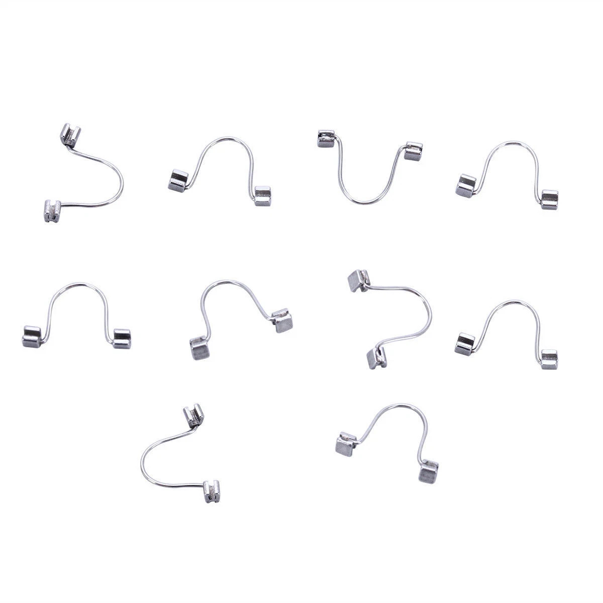 15 Sizes Ortho Dental Rectangular Anterior Teeth Torque Wire Springs 10Pcs/Pack