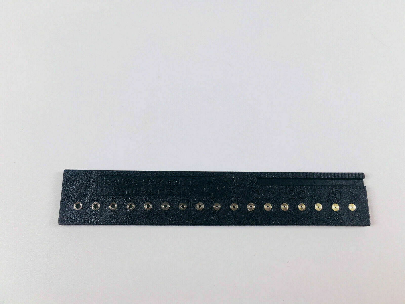 Dental Gauge Ruler Gutta Percha Point Endodontic Tool Autoclavable134℃ S.S Holes
