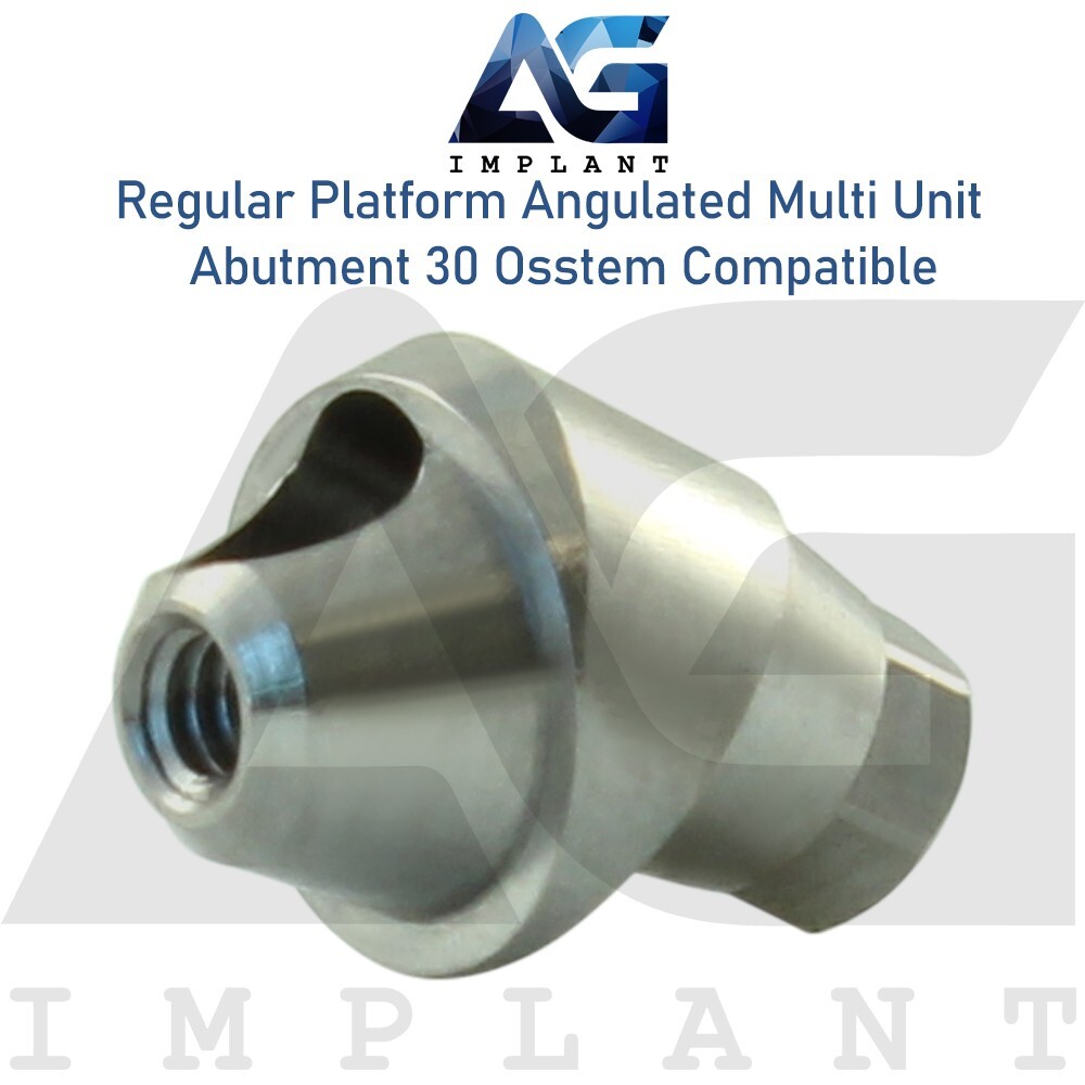 10 Angled Multi Unit 30° Titanium Fit Regular Platform Prosthetic 0sstem® TS Hex