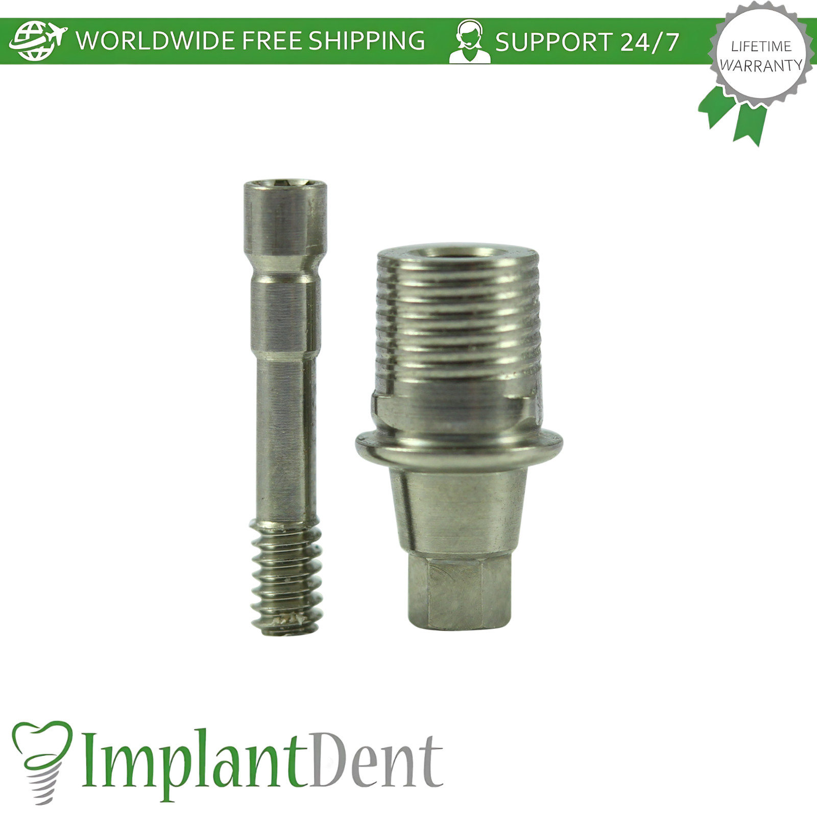 X5 Titanium Base Ø4.5mm Prosthetic Grand Morse Connection Neodent GM Compatible