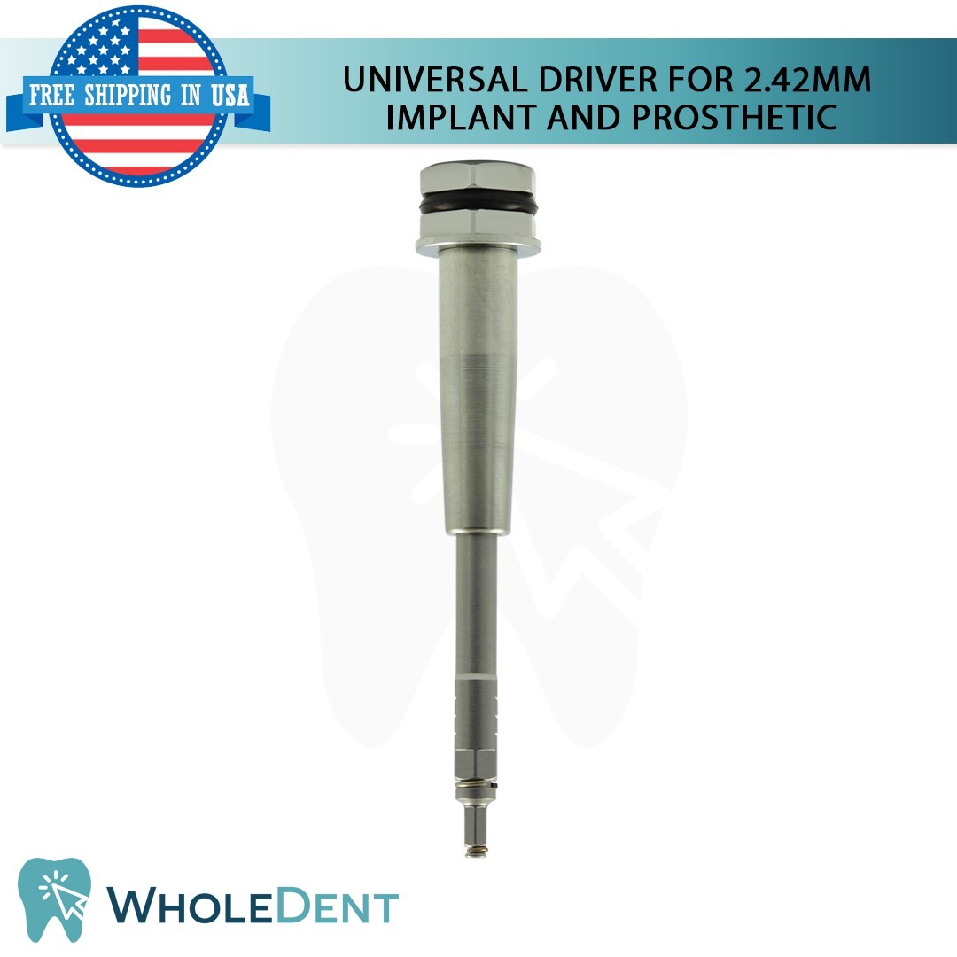 Universal Driver for 2.42mm Fixture & Prosthetics Internal Hex Connection Dental