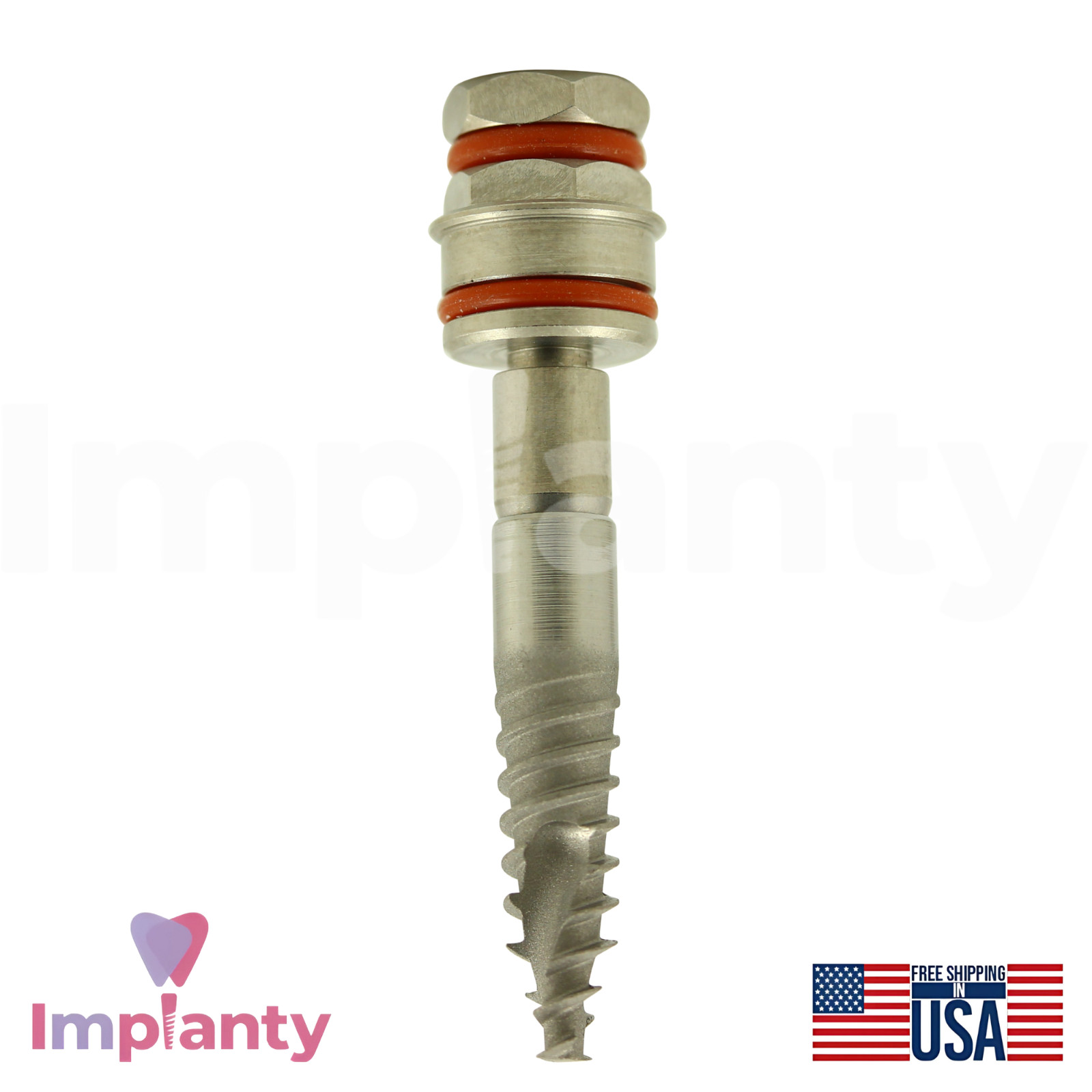 20x GDT PTR Ø4.2mm Diameter Dental Fixture Int Hex 2.42mm Connection RBM Surface