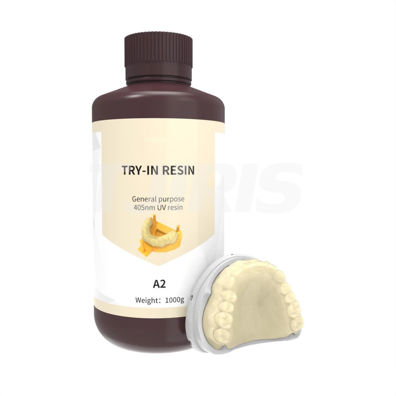 1kg Dental 3D Printing Material for Functional and Aesthetic Try-ins Resin A2