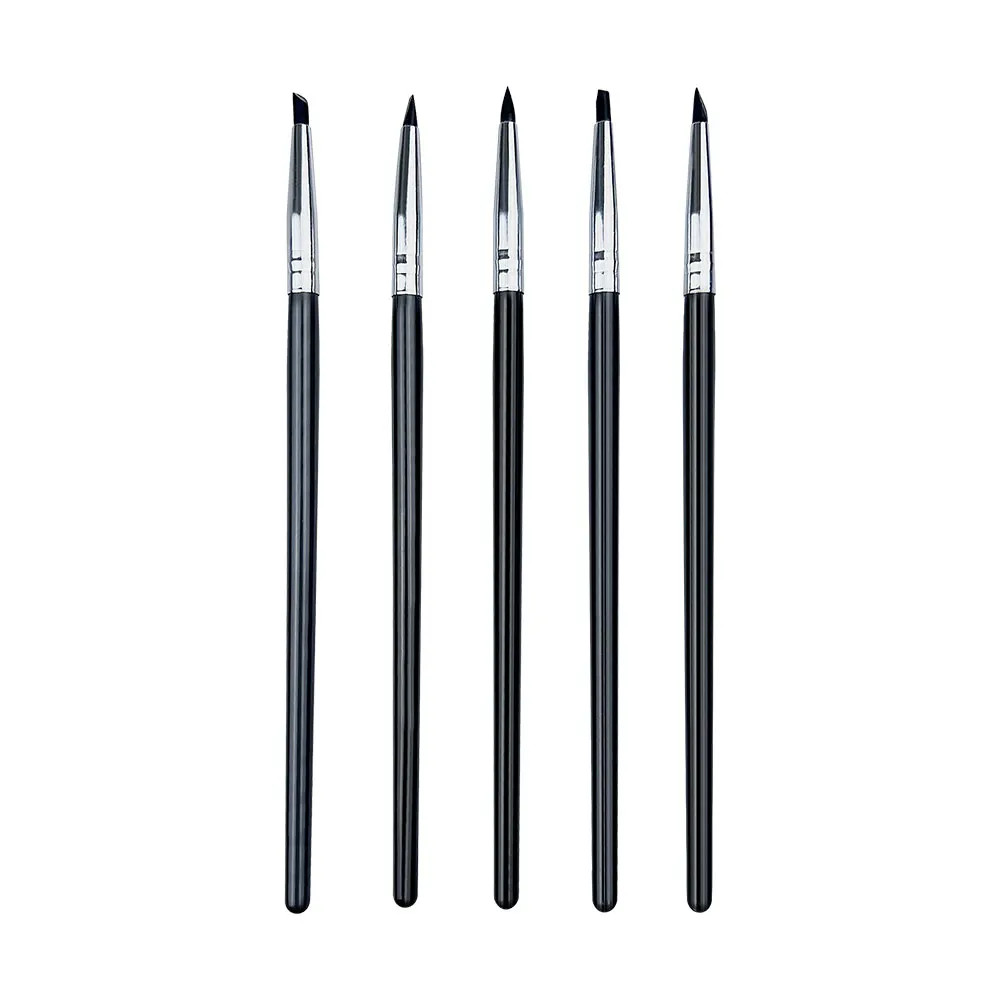 5Pcs Dental Shaping Silicone Tooth Tool Dental Resin Brush Pens for Adhesive Com