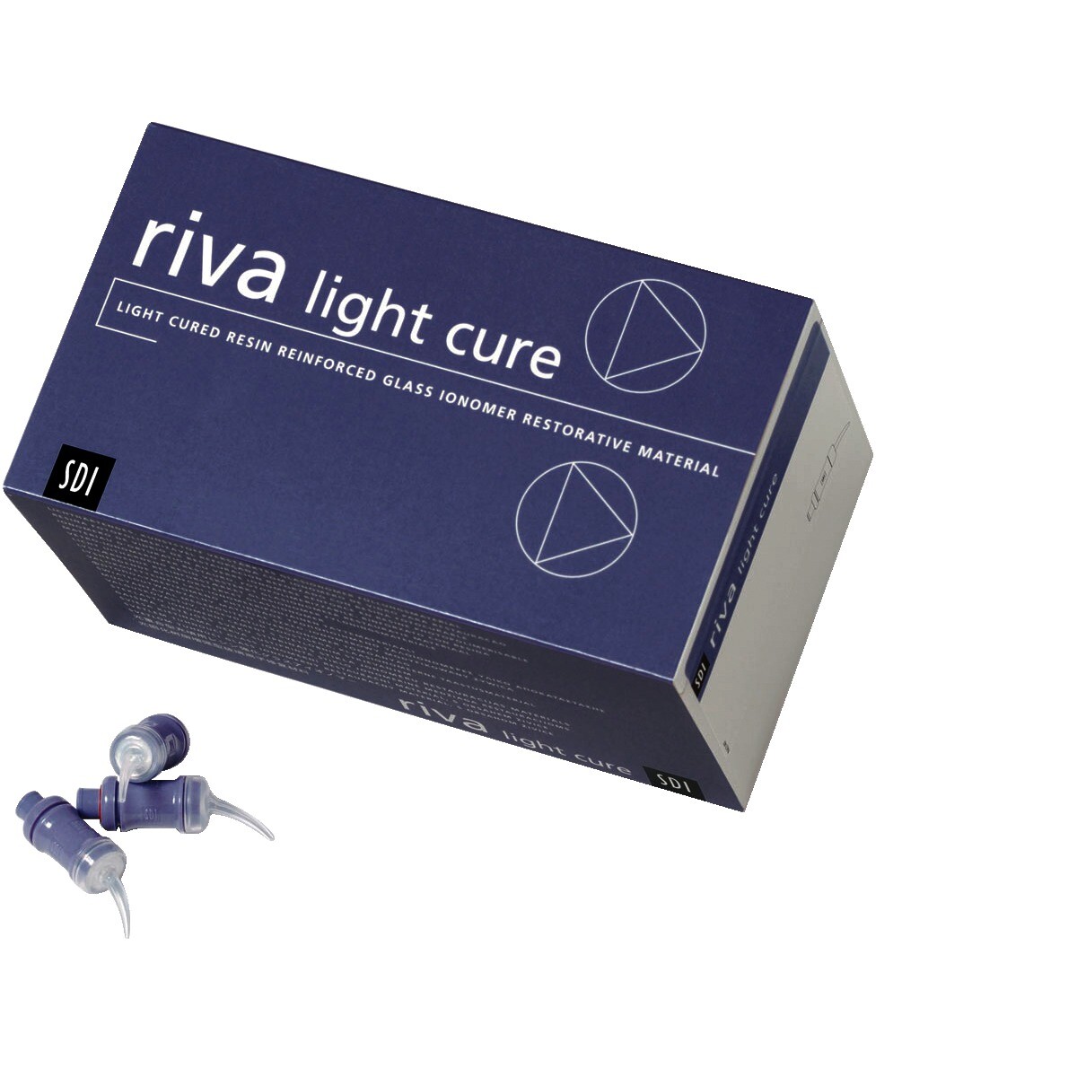 SDI Riva LC Light Cure Resin Reinforced Glass Ionomer Restorative 50 Capsule
