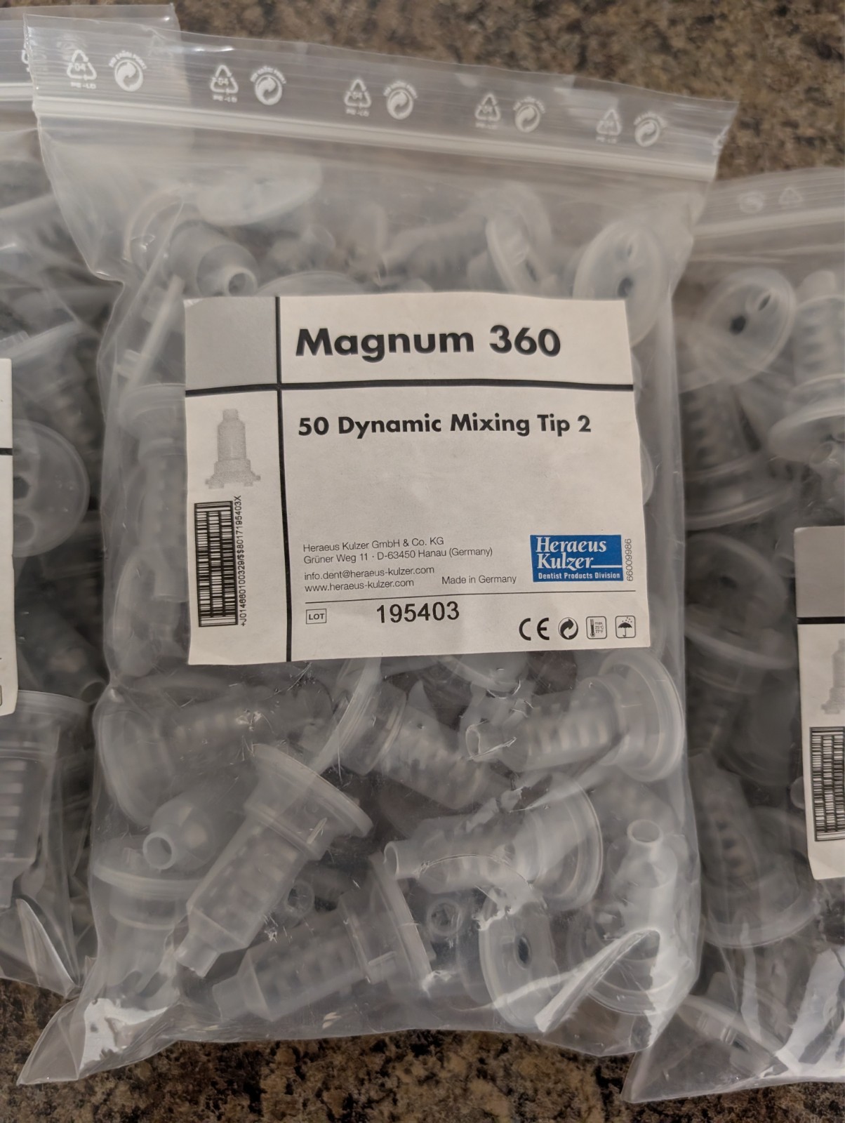 ~260 Dynamic Mixing Tips, Magnum 360, Gray, Kulzer #66009986