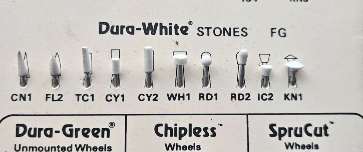Shofu ( Dura White) FG Stones (High Speed) Silicon Finishing Stones 12/BX