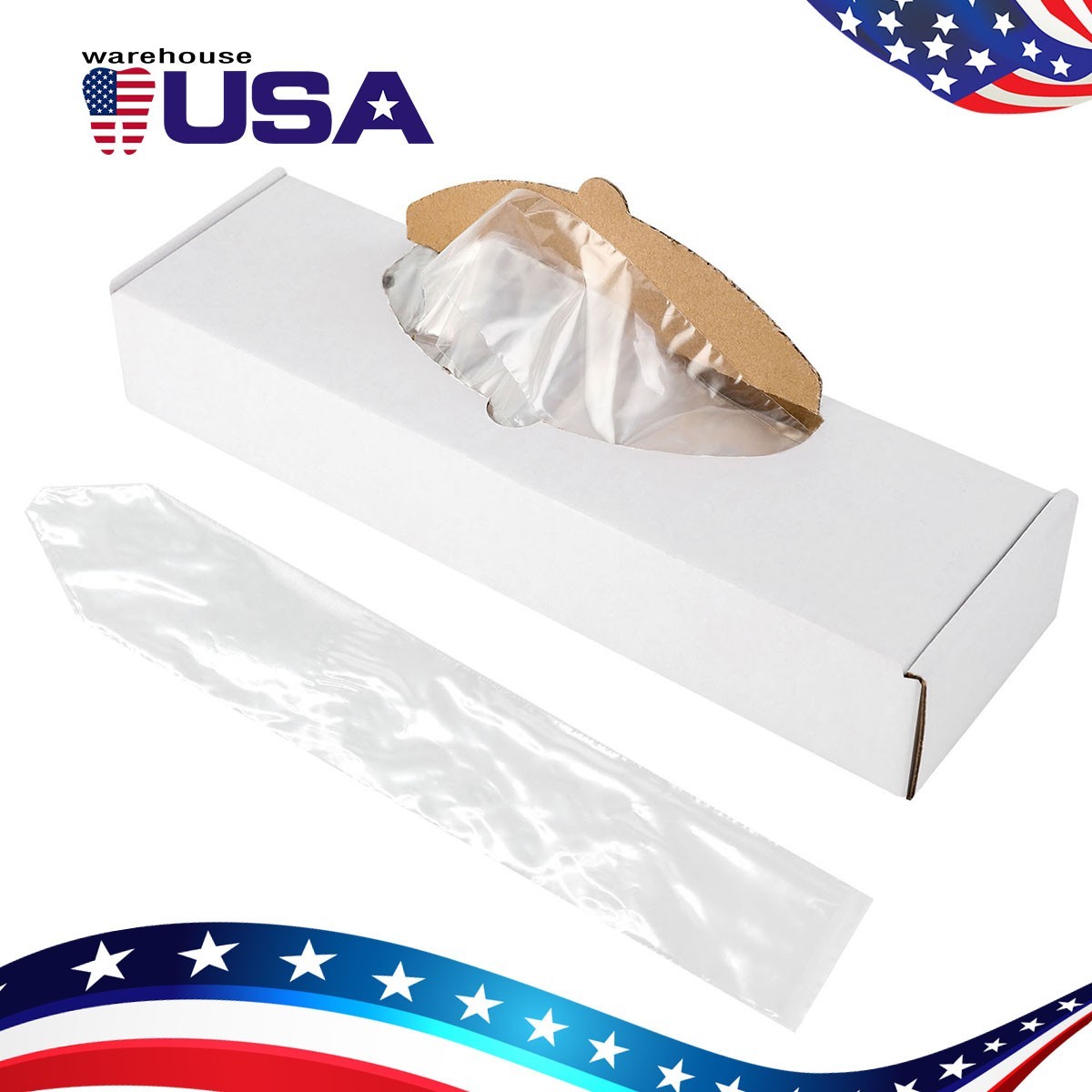 500Pcs Disposable Dental Low &High Speed Handpiece Sleeves Clear Plastic Cover