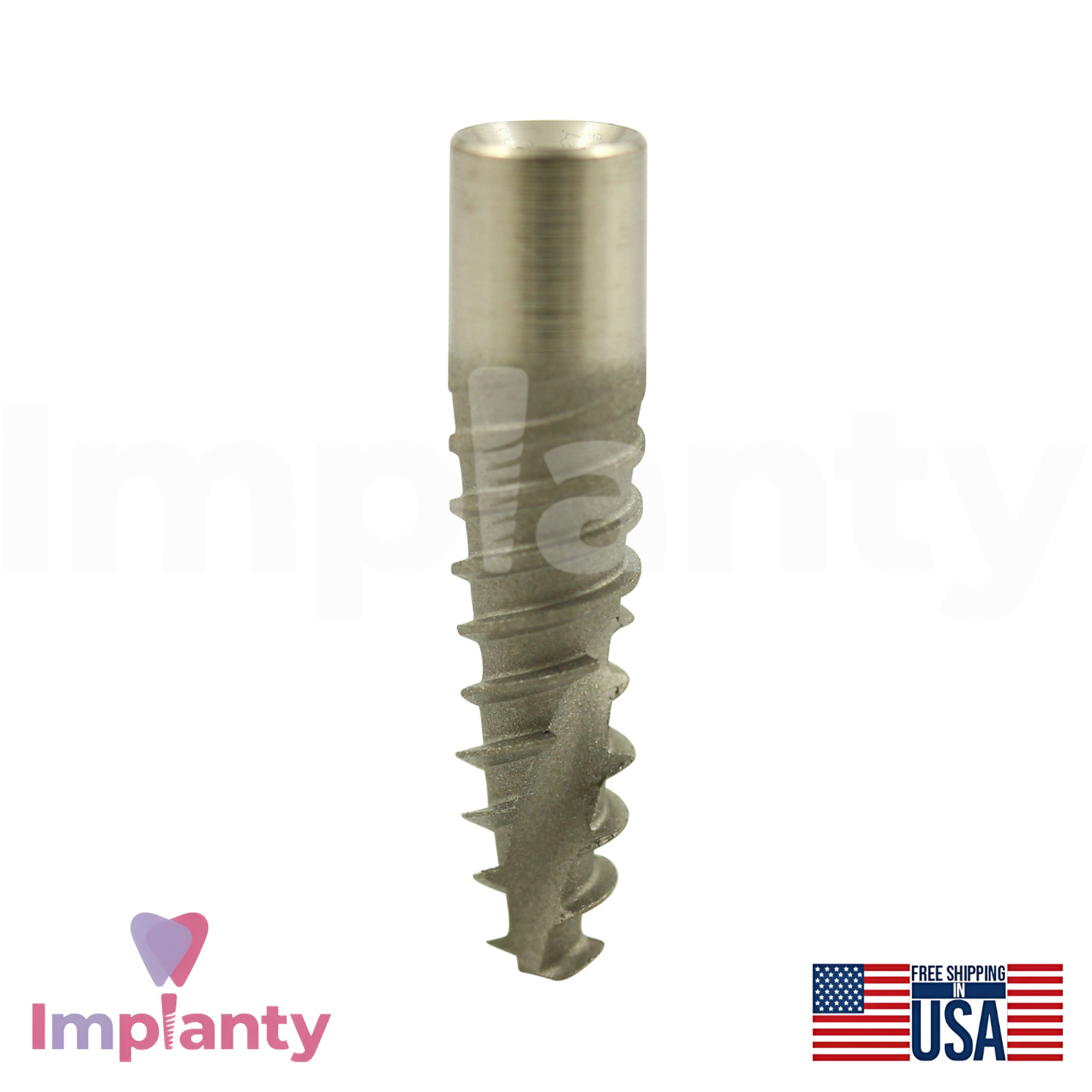 20x GDT PTR Ø4.2mm Diameter Dental Fixture Int Hex 2.42mm Connection RBM Surface