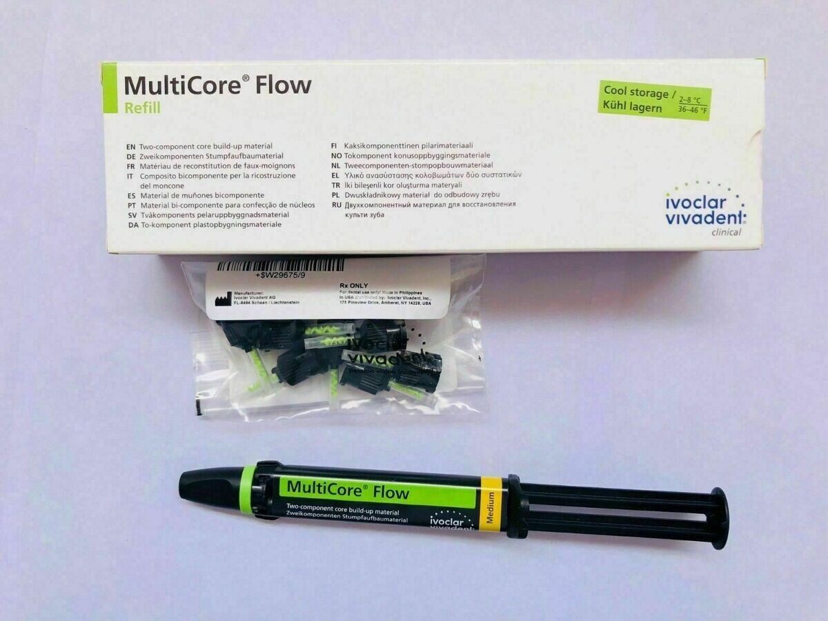 IVOCLAR VIVADENT MultiCore Flow Core Build Up Material 10g Dental (Free Ship).
