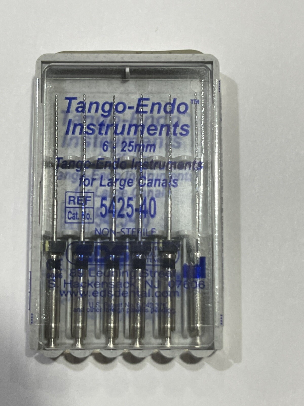 Tango-Endo Instruments Refill 5425-40 Large Canals 25mm 6 Tango-Endo files EDS